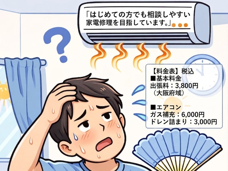 あべの家電修理LABO/洗濯機詰まり・給水エラー・水漏れ/エアコンガス漏れ・水漏れの画像